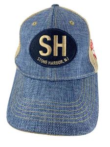 Wholesale new jersey caps resale online - Stone Harbor New Jersey adjustable adult baseball cap