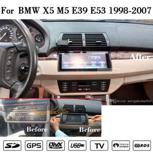 Android10.0 автомобильный DVD-плеер для BMW 5 серии E39 X5 E53 M5 стерео GPS навигация мультимедийного аудио IPS