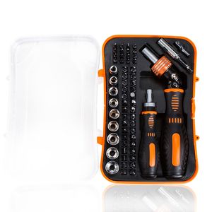 Ratchet Screwdriver Set 61-In-1 Precision Torx Phillips Screwdriver Bits 180 Degree Rotation Handle Repair Hand Tools