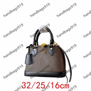 Umhängetasche Modetaschen Umhängetasche im klassischen Stil Damen mehrfarbig Muscheltasche Mit Schlüsselverschluss Damen Umhängetasche 23,5 cm und 32 cm großzügig edel