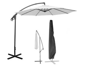 Parasol paraply täcker vattentäta dammtäta cantilever tält och skydd utomhus trädgård uteplats paraplyer sköld ny stil camping tält 117 w2