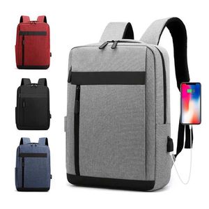 capacity Rechargeable Large Men's USB bale Leisure Travel Multifunctional Backpack Waterproof Business Laptop Classic bags 202211