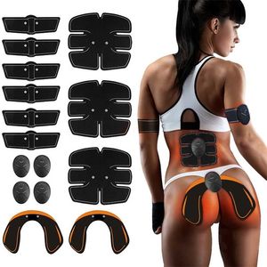 Abdominal Muscle Stimulator Hip Trainer EMS Abs Training Gear Exercise Body Slimming Fitness Gym Equipment 220111