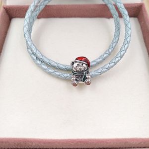 Pandora charms christmas beads for jewelry making 925 sterling silver chainbracelets Kit Bangle Fits European Love necklace women men pendant couple 791391ENMX