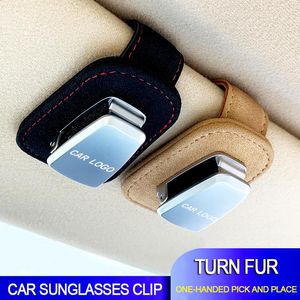 Andra interiörstillbehör Bilglasögonfodral Biljettkortsklipp Sun Visor Solglasögonhållare för MG ZS GS 5 Gundam 350 delar TF GT 6 Auto