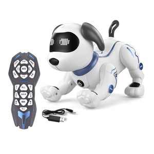 Le Neng Toys K16A Mascotas de animales electrónicos RC Robot Dog Voice Control Remoto Juguetes Música Canción Juguete