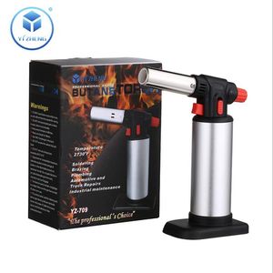 XXXL Chef Lötlampe Jet Flame Fackel Feuerzeug Küche Kochen Löten Hartlöten Grill Butan Gas Backen Feuerzeuge Werkzeuge