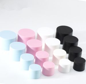 High Quality 5G 15G 20G 30G PP Cosmetic Cream Jars Packing Bottles With Lid Empty Lotion Container Black Blue Pink White SN2932