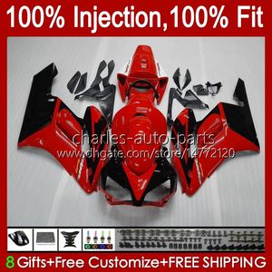 Injektionsform 100% passform för Honda Fairings CBR1000 CBR 1000 RR CC 04-05 BODY 52NO.7 CBR 1000RR 1000CC 2004 2005 CBR-1000 CBR1000RR 04 05 OEM Full Fairing Factory Red