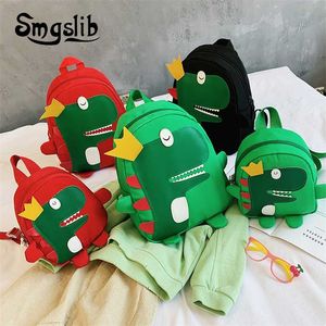 Smgslib 3D Karikatür Hayvan Çocuk Okul Sırt Çantası Kindergarten Schoolbag Çocuk Sırt Çantası Çocuk Okul Çantaları Kız Erkek Sırt Çantası 211025