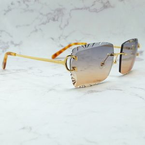 Y2K Designer Okulary przeciwsłoneczne Carter Diamond Cut luksusowe okulary na zewnątrz Cool Decoraiton Vintage Mens Shades Lentes de Sol Mujer