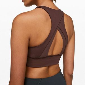 Gym Kleidung Abnehmbare Körbchen Sport Bhs Zurück Dreieck Patchwork Aushöhlen Fitness Bh Frauen Top Training Schweiß-wicking Ignite