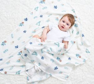 最新の130x110cmサイズの毛布、から選ぶ様々なスタイルがあります、ベビーラッププリント子供バスタオルブランケットダブルスワッドル