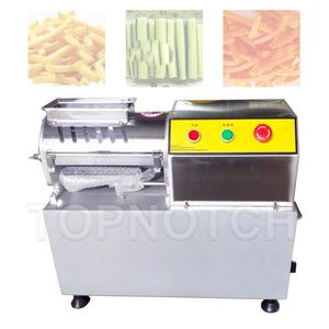 Piccola fabbrica di macchine per tagliare la frutta vegetale Taglierina per patatine fritte Affettatrice elettrica commerciale per patatine fritte