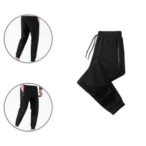 Men's Pants Sporty Simple Korean Style Thermal Bottoms Men Solid Color For Yoga