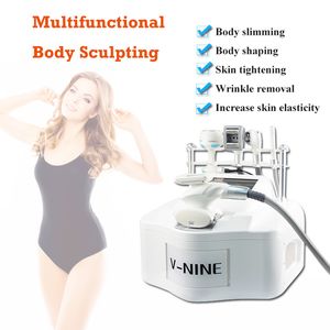 Portabel 5 i 1 Vela Body Sculpting Vakuummaskin Celluliter Reduktionsrulle Massage Kroppsbantning Vakuumterapi Ultraljuds kavitationsmaskiner