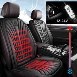 Karcle Uppvärmd bilskydd 12 / 24V Uppvärmningskudde Varm för vinter Non-Slip Universal Auto Covers Seatvärmare