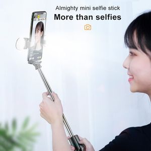 Einbeinstative Selfie Stick Bluetooth Fernbedienung Stativ für Handy Desktop Stehen Tragbare Dehnbaren Halter