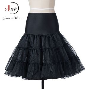 Tutu Skirt Swing Rockabilly PetticoatアンダースカートふわふわのPettiskirt for Wideing Bridal Vintage 50s Audrey Hepburn女性ボールガウン210621