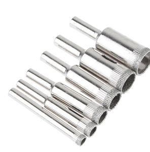 2021 10pcs Diamond Tile Cutter 6mm to 30mm Diamond Coated Hole Saw Drill Bit for Glass Granite Marble