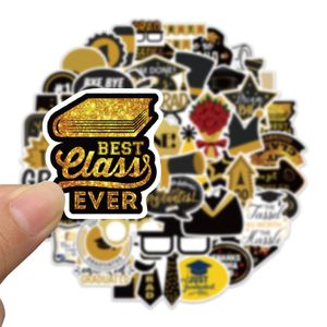 52Pcs Graduation Stickers Non-Random For Car Bike Luggage Sticker Laptop Skateboard Motor Water Bottle Snowboard wall Decals Kids Gifts