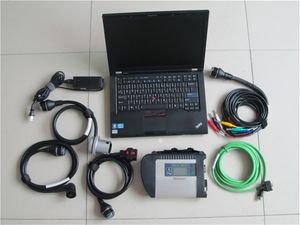 MB STAR C4 SD Anslut till T410 Laptop SSD Super Speed ​​Nyest Soft-Ware 09/2023 Windows10 Ready to Use Diagnostic Tool