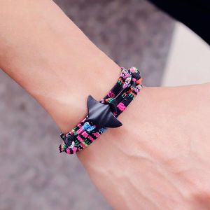 Braccialetti con ciondoli Protezione ambientale Bracciale Manta Uomo Donna Alpinismo Sopravvivenza Braclet Boemia Braslet Regalo di San Valentino Puls