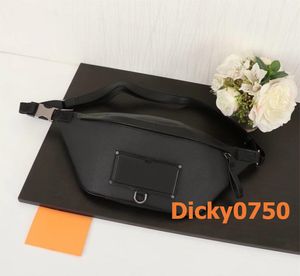 Dicky0750 Projektant mody saszetki na pas mężczyźni luksusowa saszetka piersiowa męska torebka na ramię torebka Crossbody na ramię kobiety Temperament Crossbody Fanny Bum torebki hurtowo