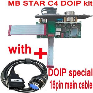 Strumenti diagnostici MB STAR C4 PLUS FUNZIONE DOIP Kit SD CONNECT con cavo 16PIN Obd2 Tool Multiplexer Assessoires per auto