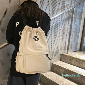 High Version Leisure Mori Harajuku Backpack Korean Street School Class Student Dark Bag Of Short-distance Travel Phnpv