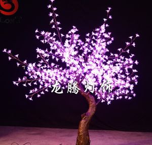 크리스마스 장식 5ft 높이 LED 벚꽃 나무 7 색 RGB chrismas 램프 원격 방수 정원 풍경 장식 조명