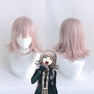 Parti Maskeleri Anime Süper tehlike Nanami Chiaki peruk Cosplay Kadın Saç Monozları Sentetik Yüksek Temp Fiber