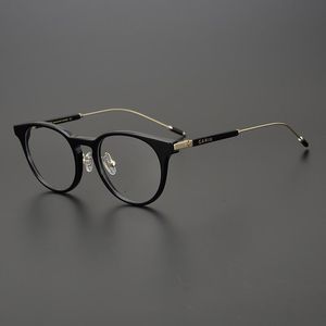 Fashion Sunglasses Frames Japan Design Vintage Acetate Eyeglasses For Men Women Round Retro Optical Glasses Frame Myopia Reading Prescriptio