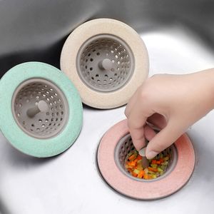 1pcs Portable Silicone Sink Strålavfall Plug Sink Filter Avfallssamlare Kök Badrum Tillbehör Colanders Strains