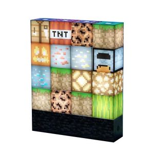 2021New Novelty Lighting Square Blocks Custom Stitching Lamps for Smart Kid Toys Lead LED Lights Indoor Minecraft DIY Creative Splicing Light