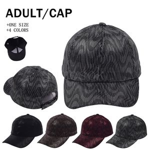 Berretti da baseball a righe Cappelli da camionista lavati Cappellini per sport all'aria aperta Visiera Snapbacks Cappelli Cappelli per feste 4 stili DB525