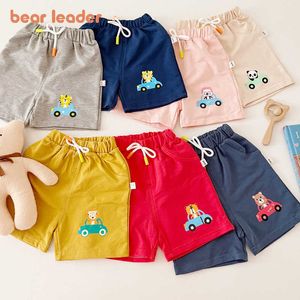 Bear Leader Kids Boys Casual Shorts Summer Fashion Baby Cartoon Cute Clothing Children Beach Loose Short Pants For 1-7 Years 210708