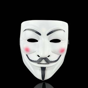 Maschera di vendetta anonima di Guy Fawkes Costume in maschera di Halloween per accessori per feste a tema film per bambini adulti