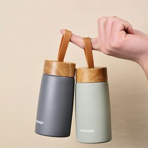 304 aço inoxidável isolela caneca garrafa de água tumbler garrafas térmicas flasks mini viagens portáteis canecas xícarias térmicas com presente de corda JY0599