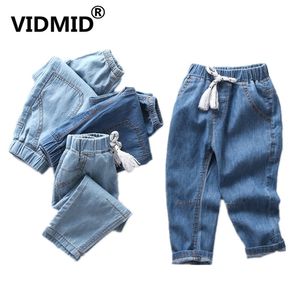 VidMID 2-10年子供男の子パンツジーンズズボン超薄型デニム子供の綿の長い4088 01 211103