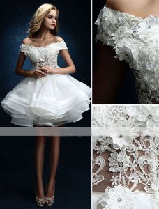 One-shoulder hollow dress 2021 new white bridesmaid dress bride wedding short toast dress dinner on Sale