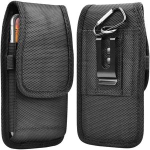 Universal Rugged Nylon Holster Cases with Belt Clip Loop Outdoor Sport Travel Hiking Camping Pouch Belt Holder Cover For iPhone 13 12 Pro Max Samsung S21 Ultra Huawei