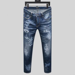 DSQ PHANTOM TURTLE Herren Jeans Herren Italienische Designer Jeans Skinny Ripped Cool Guy Causal Hole Denim Fashion Brand Fit Jeans Herren Washed Pants 65253