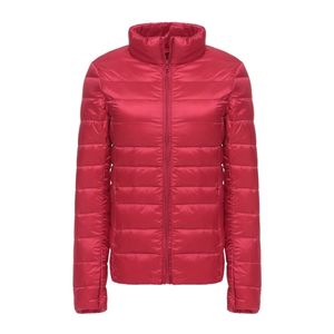 7XL Women 90% White Duck Down Coats Plus Size Women's Ultra Light Jackets Autumn Winter Warm Stand collar Hiking Coat 211216
