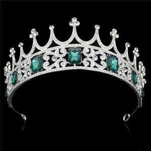 Роскошный кристалл Tiaras невеста корона королева металлические повязки повязки принцесса головной убор принцессы невеста головные элементы свадебные волосы ювелирные изделия головки аксессуары x0625