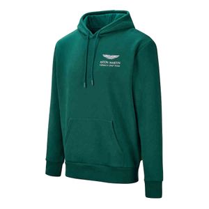 Aston Martin Pullover Formula 1 Hoodie F1 Motorcycle Saccing Saccing Salt Men/Winter Men e Women's Alta Qualidade