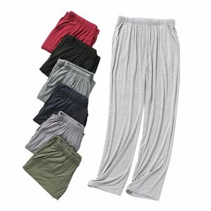 Men's Sleepwear Autumn Pajama Pants Modal Lounge Wear Home For Men Plus Size Casual Fall Soft Homewear Trousers