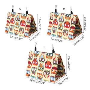 Bird Cages Spring Summer Hanging Cave Cage Snuggle Hut Tent Sleeping Bed Parrot Conure Canvas Hammock Nest