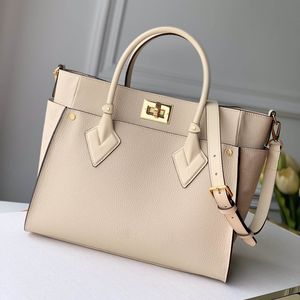 Designer Handbag ON MY SIDE Luxurys Designers Bags Tote Bag 5A Genuine LeatherHigh Quality Version Fashion Saddle Beach