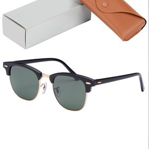 3016 Classic Style 51mm Sunglasses Men Women Acetate Frame Real Glass Lenses Female Sun Glasses Oculos Gafas